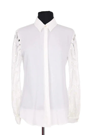 Chemise Anne Fontaine Cecilia Blanc en Synthétique, taille S - Seconde Main