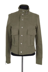 Veste Barbara Bui Kaki en Coton, taille M - Seconde Main