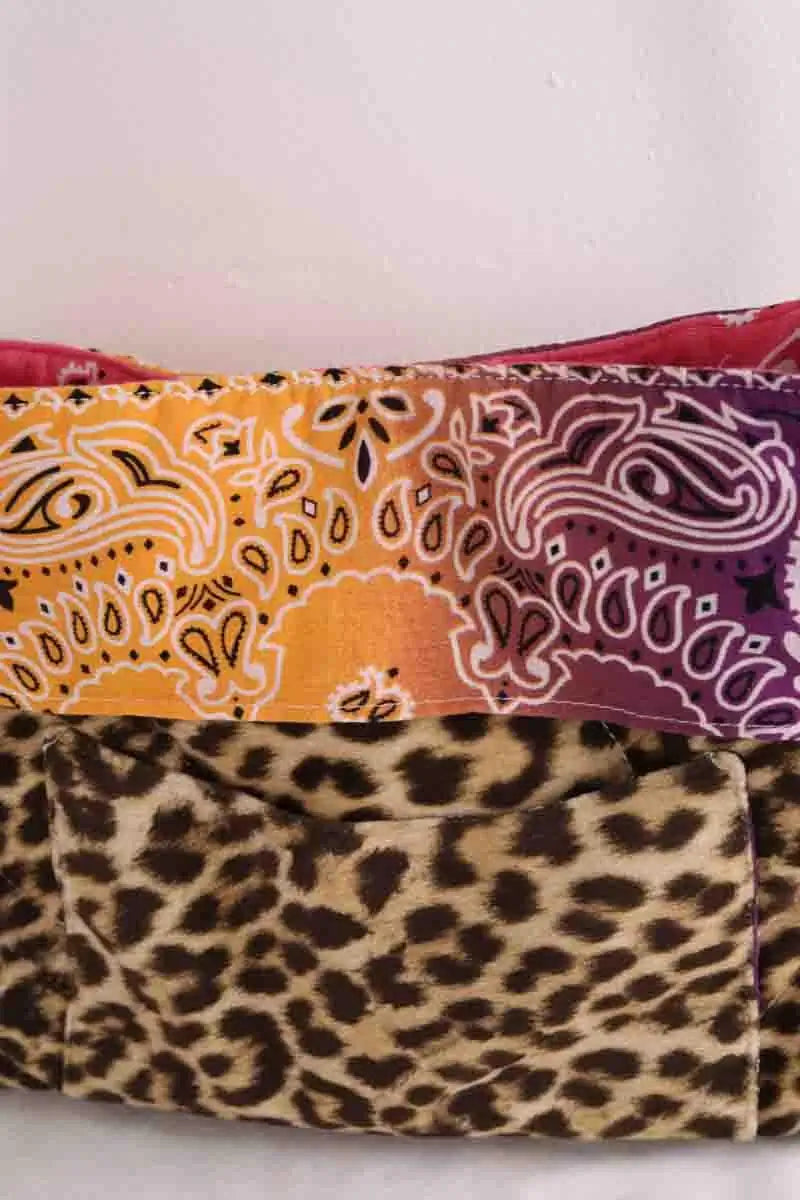 Sac à bandoulière Lily May So Multicolore en Coton