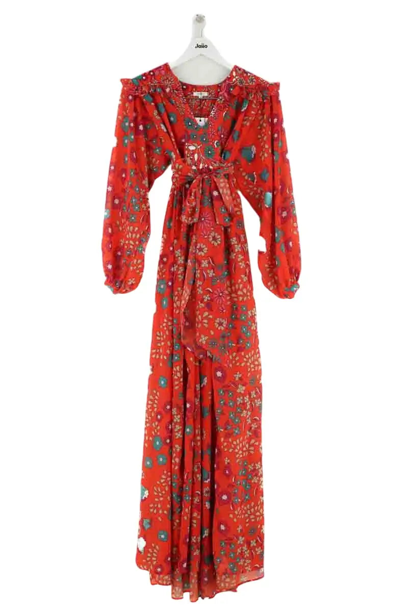 Robe Manoush Rouge en Synthétique, taille S - Seconde Main