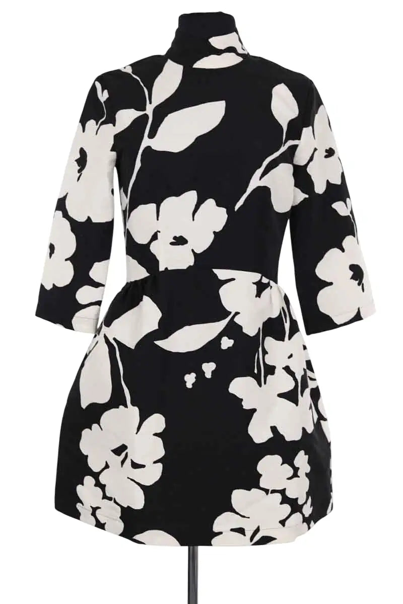 Robe Double Je Noir en Laine, taille XS - Seconde Main