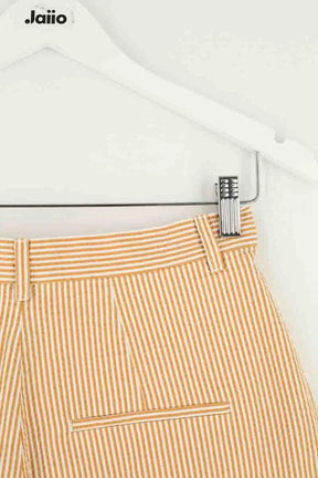 Bermuda Soeur Orange en Coton