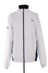 Gilet Lacoste Blanc en Synthétique, taille XS - Seconde Main