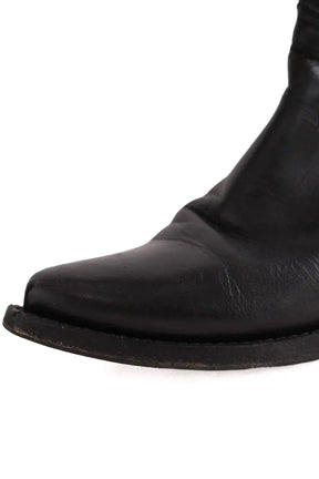 Boots western Saint Laurent Noir en Cuir