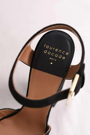 Talons Laurence Dacade Rosange Noir en Daim
