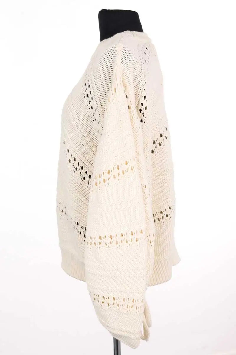 Pull Ba&Sh Ecru en Coton