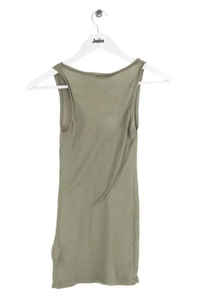 Top sans manche American Vintage Kaki en Coton