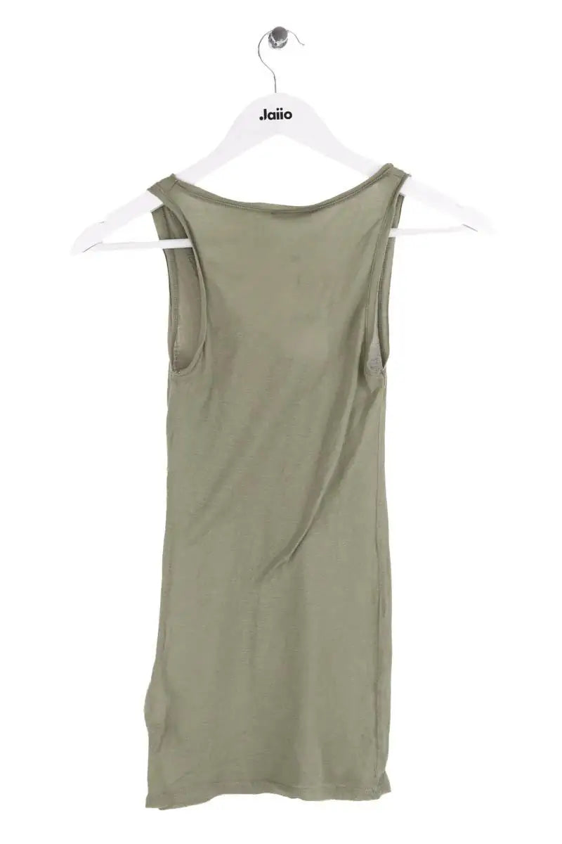Top sans manche American Vintage Kaki en Coton