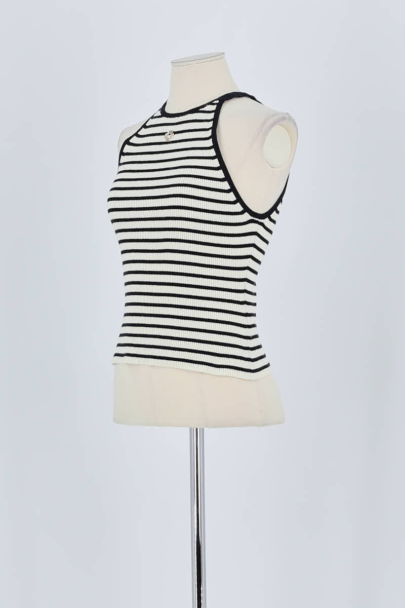 Top sans manche Maje  Blanc