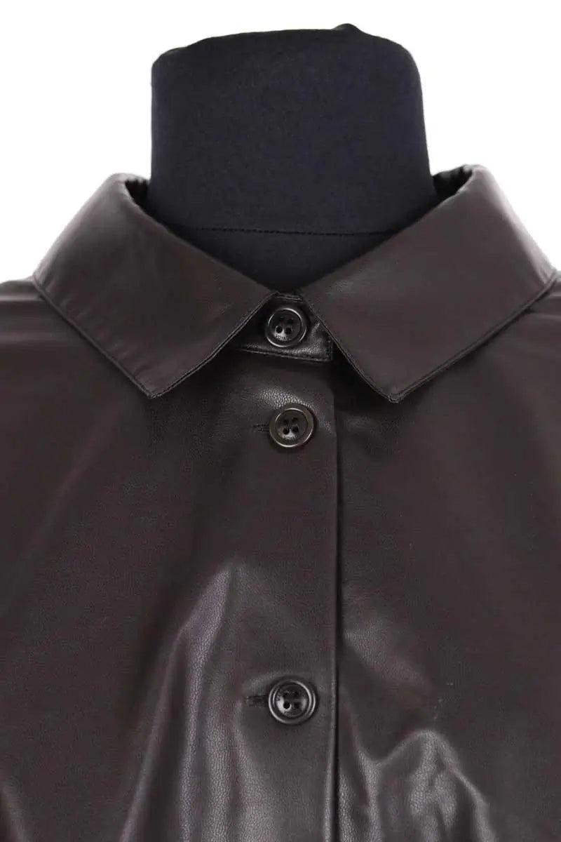Chemise Marina Rinaldi Marron en Synthétique