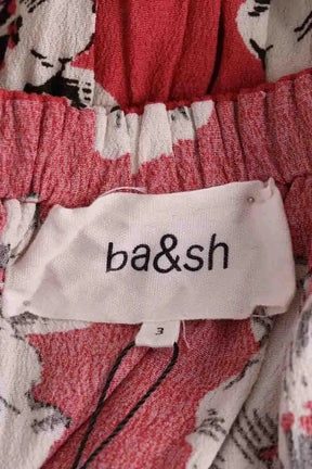 Robe Ba&Sh Rouge en Viscose