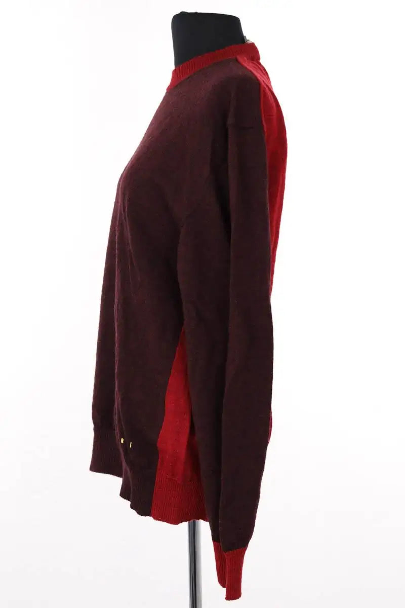 Pull Marni Bordeaux en Laine