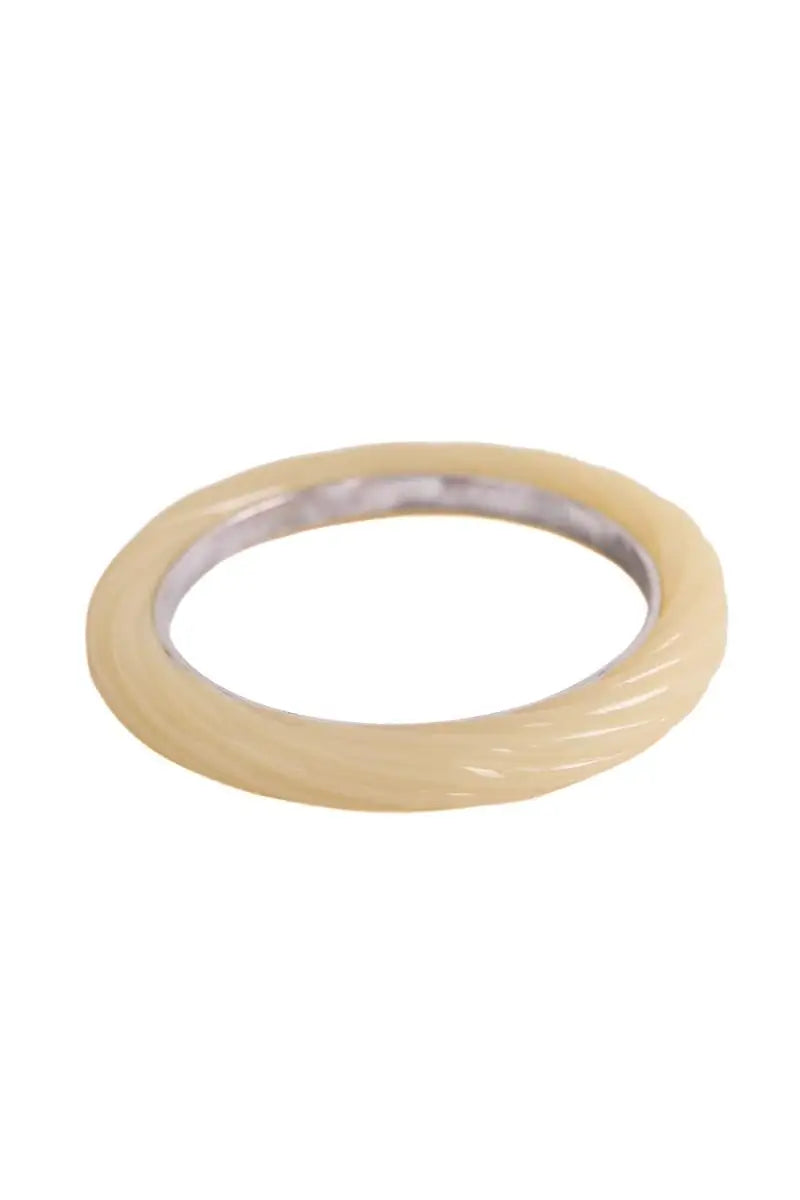 Bracelet Nina Ricci Beige en Plastique