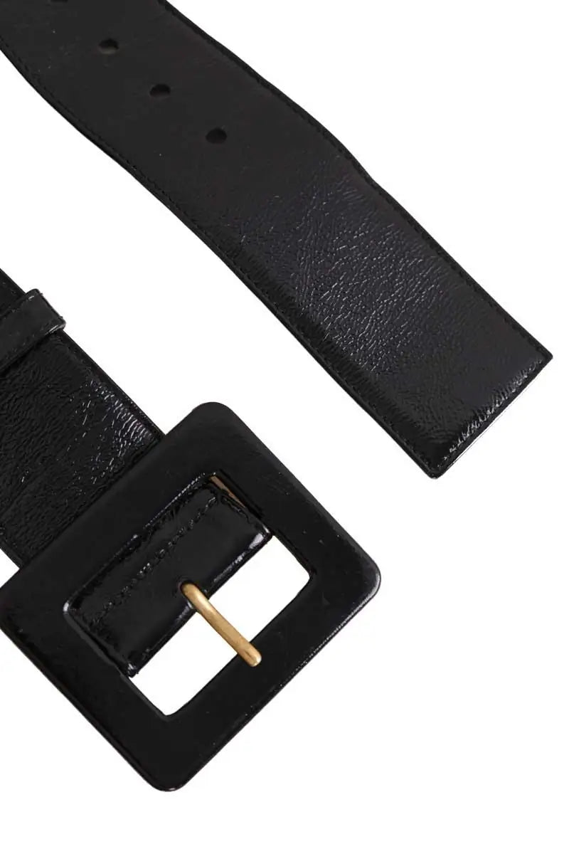 Ceinture en cuir Yves Saint Laurent Noir en Cuir