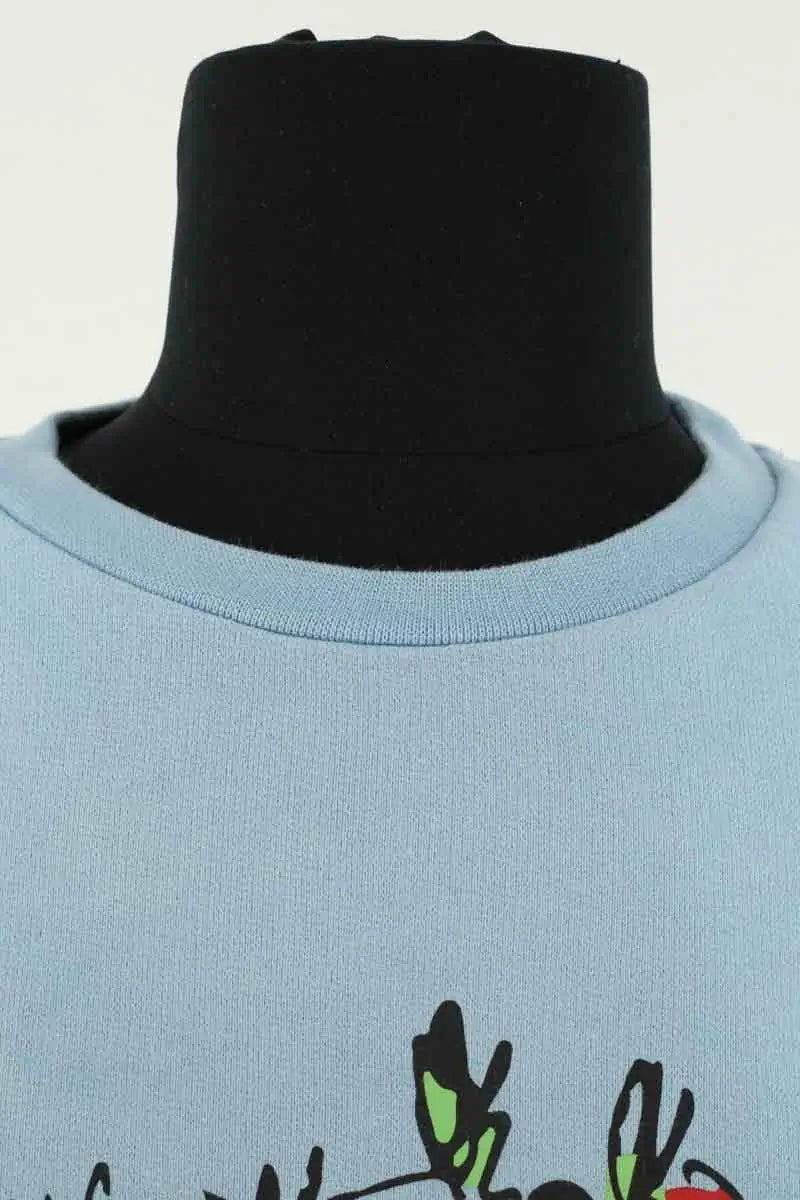 Sweatshirt Balzac Bleu en Coton