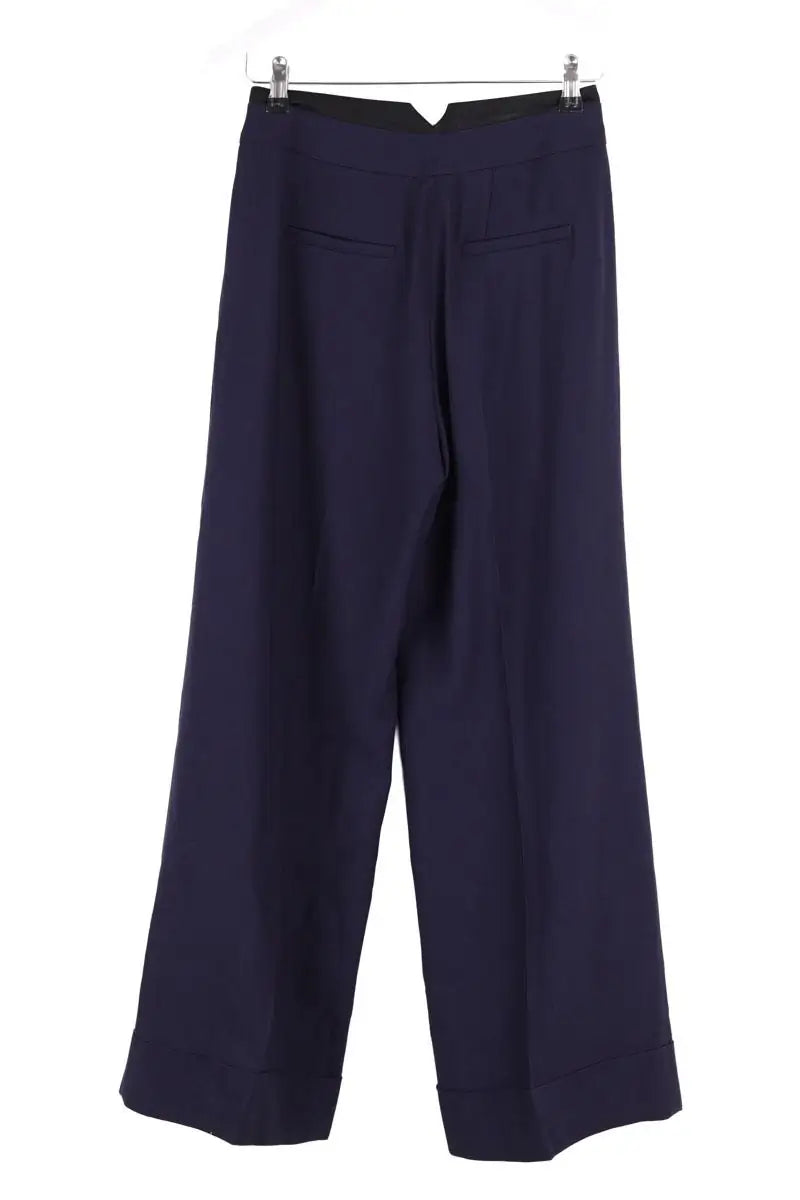 Pantalon large Tara Jarmon Bleu en Viscose