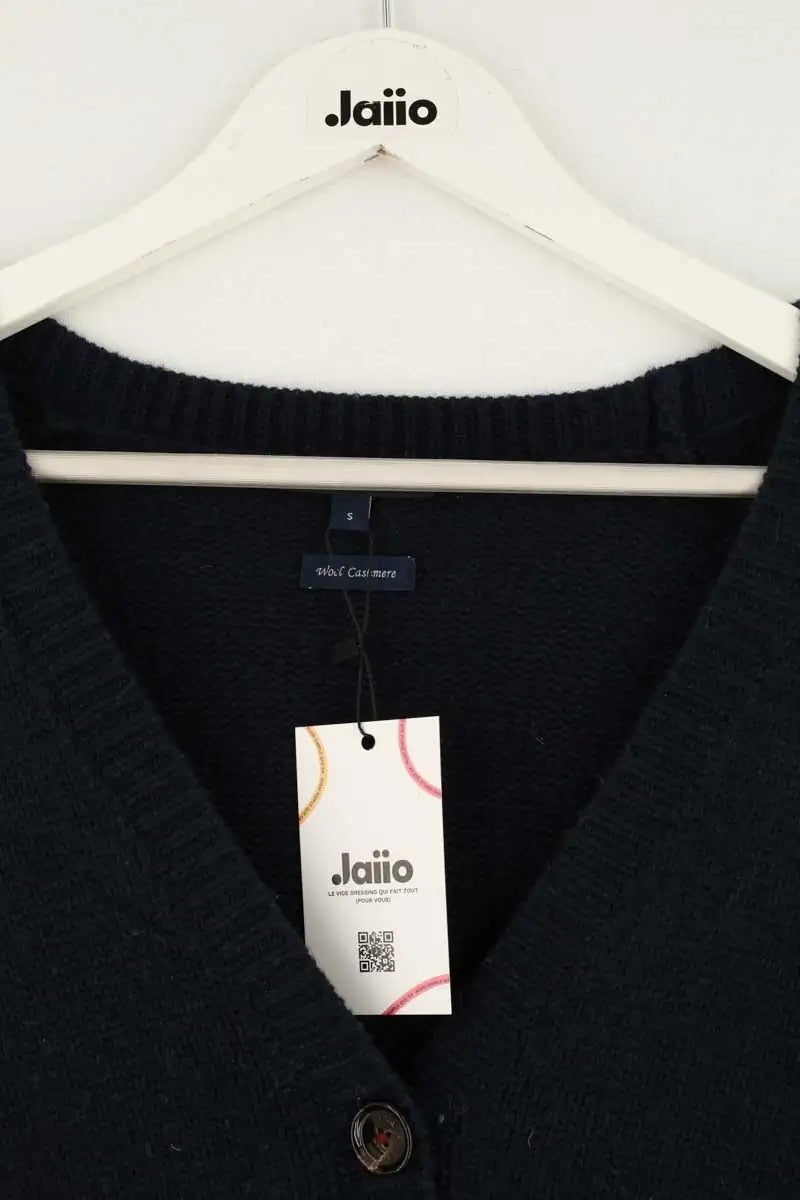 Cardigan Tommy Hilfiger Marine en Laine