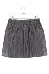 Mini jupe Soeur Argent en Coton, taille M - Seconde Main
