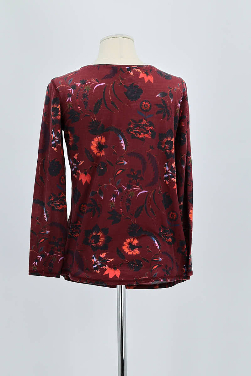 T-shirt Sandro  Bordeaux