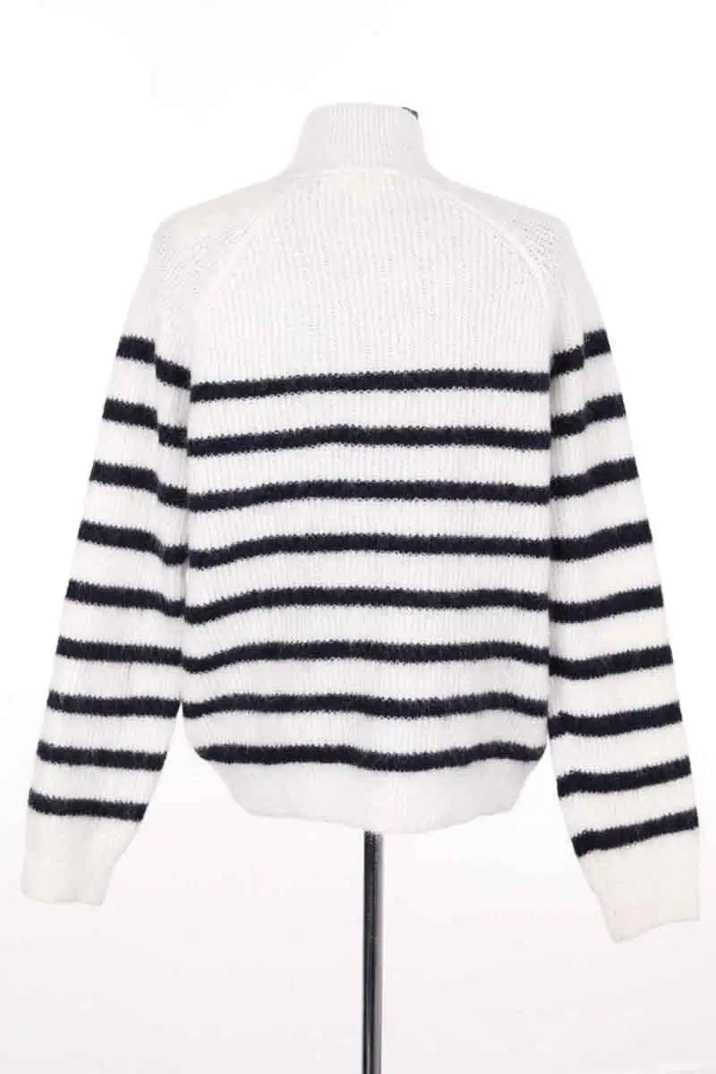 Pull Sézane Blanc en Laine