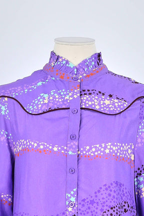 Robe Isabelle Blanche  Violet
