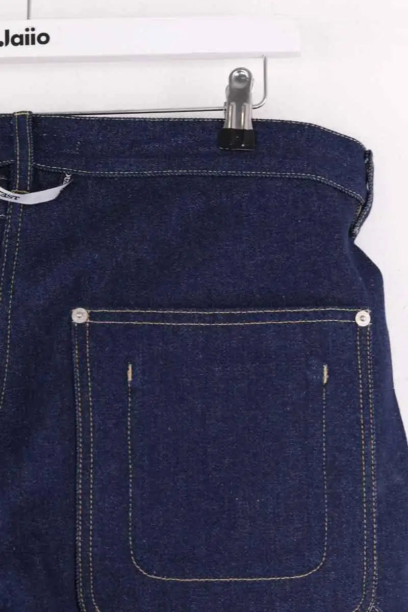 Jean droit Ouest Paris Apron pants Bleu en Coton