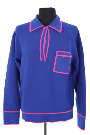 Pull Molli Bleu en Laine, taille XS - Seconde Main