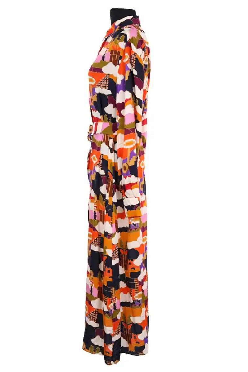 Robe Soi Multicolore en Viscose