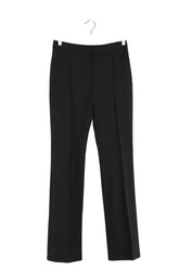 Pantalon droit Lacoste Noir en Synthétique, taille S - Seconde Main