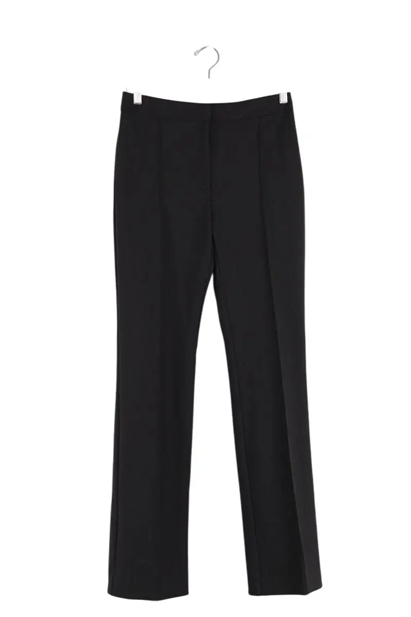 Pantalon droit Lacoste Noir en Synthétique, taille S - Seconde Main