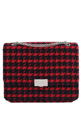 Sac à bandoulière Claudie Pierlot Rouge en Tweed - Seconde Main