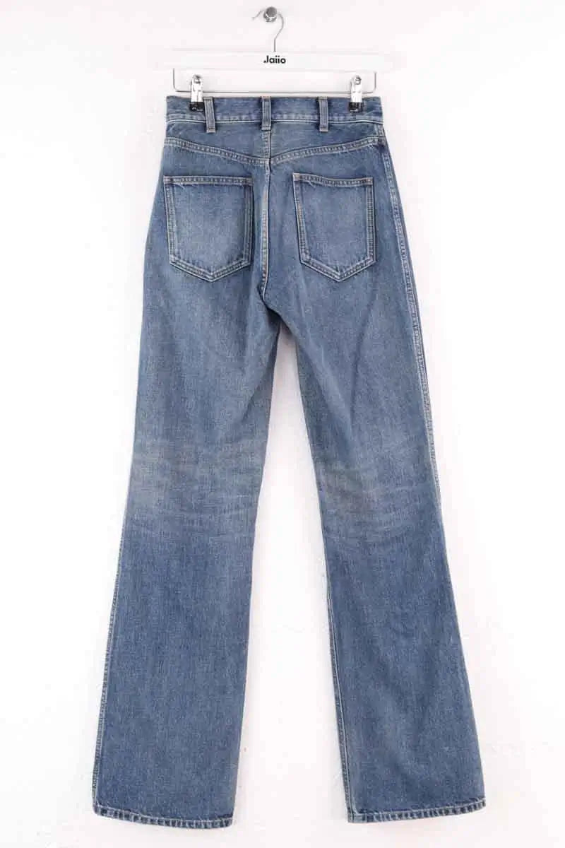 Jean droit Celine Bleu en Coton