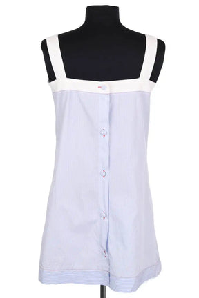 Top sans manche Ines de la Fressange Bleu en Coton