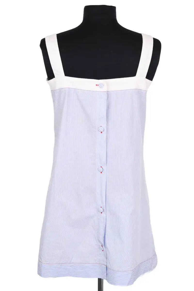 Top sans manche Ines de la Fressange Bleu en Coton