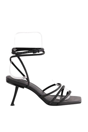 Talons Cult Gaia Noir en Cuir, taille 38 - Seconde Main