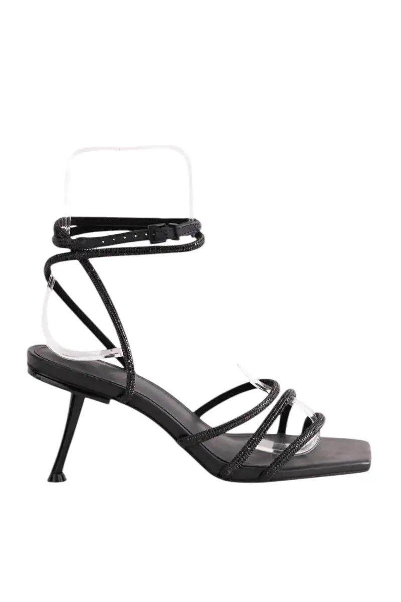 Talons Cult Gaia Noir en Cuir, taille 38 - Seconde Main