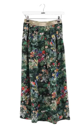 Jupe Momoni Vert en Soie, taille S - Seconde Main