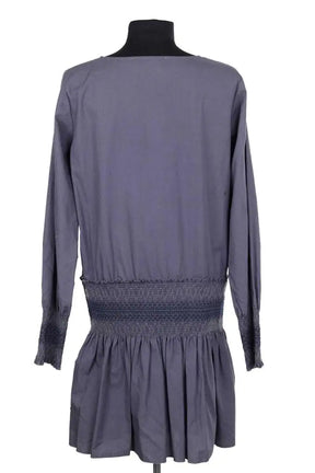 Robe See By Chloé Bleu en Coton