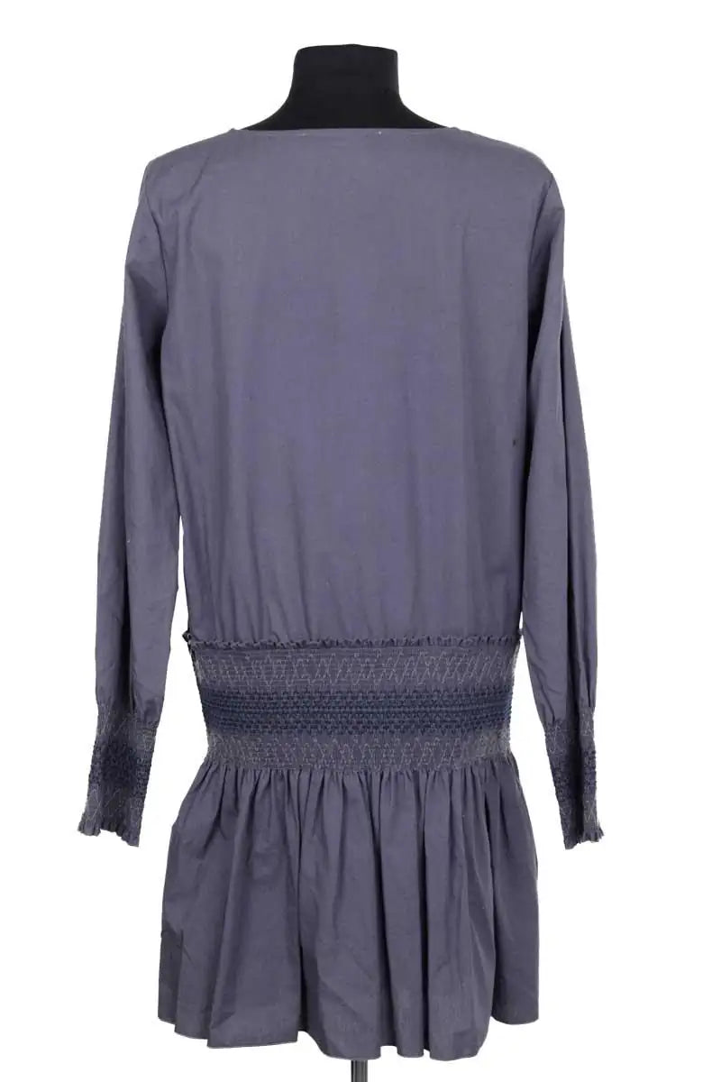 Robe See By Chloé Bleu en Coton