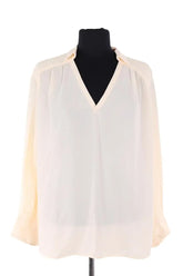 Blouse Gerard Darel Ecru en Viscose, taille S - Seconde Main