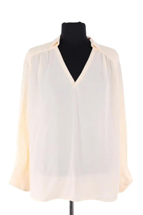 Blouse Gerard Darel Ecru en Viscose, taille S - Seconde Main