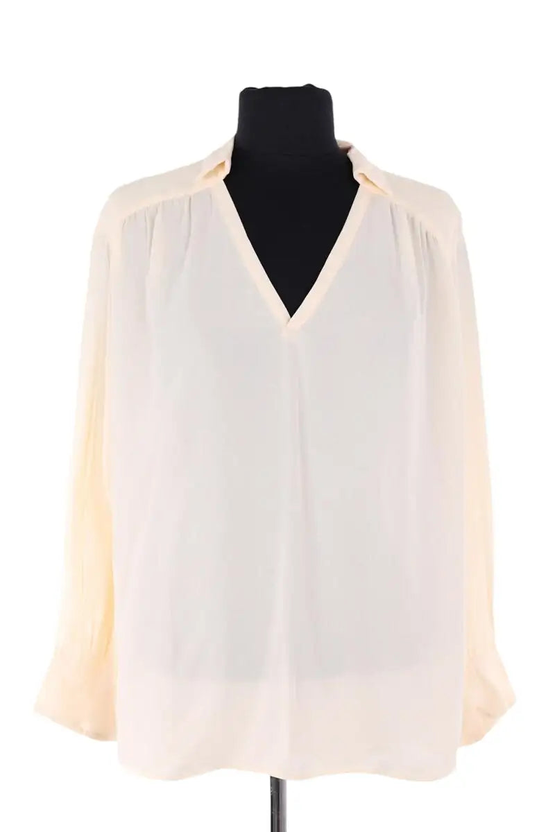 Blouse Gerard Darel Ecru en Viscose, taille S - Seconde Main