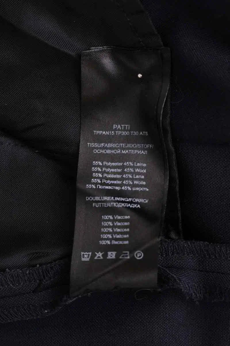 Pantalon Tara Jarmon Marine en Synthétique