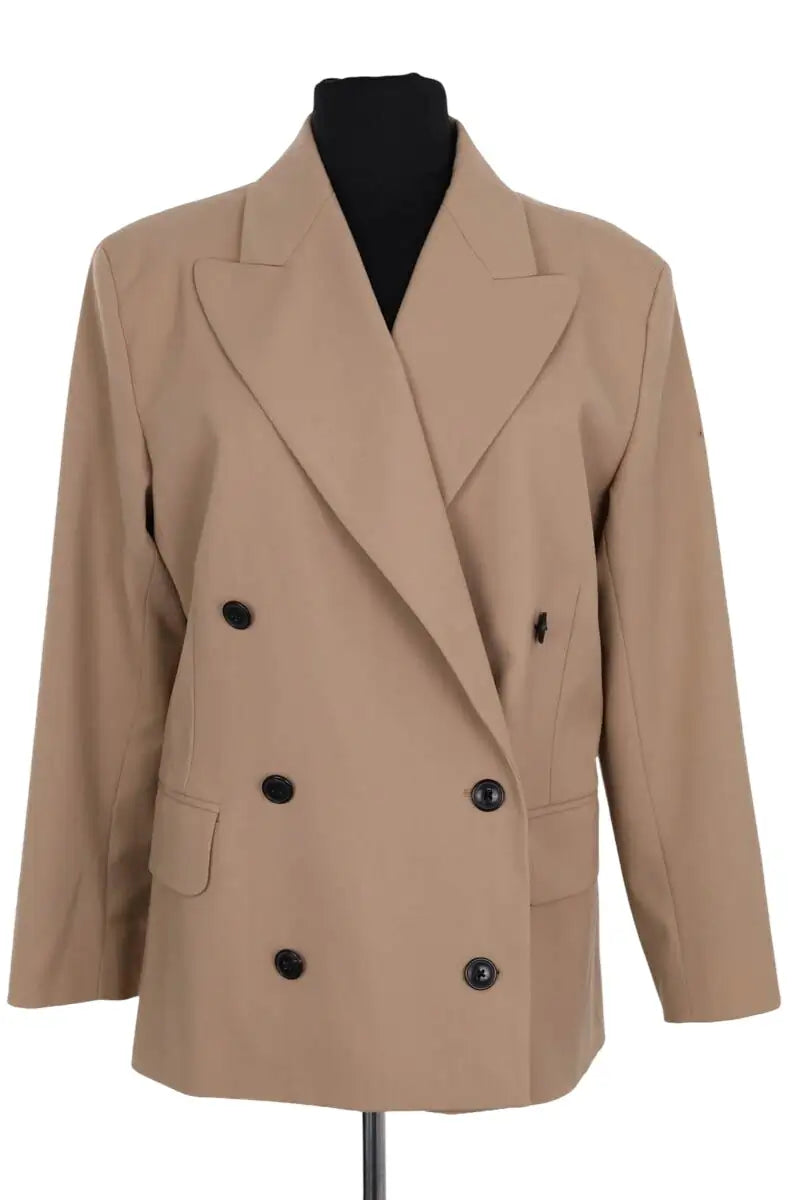 Blazer Tommy Hilfiger Beige en Synthétique, taille S - Seconde Main