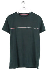 T-shirt Tommy Hilfiger Vert en Coton, taille S - Seconde Main