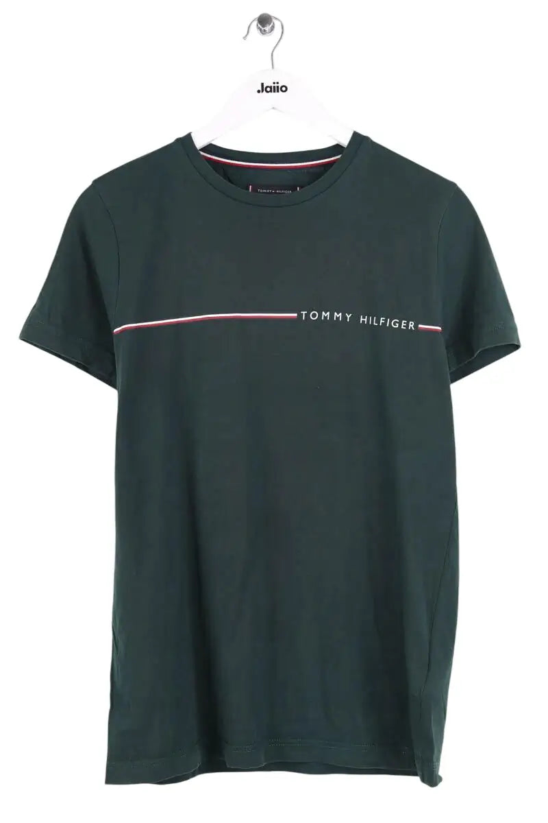 T-shirt Tommy Hilfiger Vert en Coton, taille S - Seconde Main