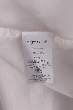 Chemise Agnès B. Blanc en Coton