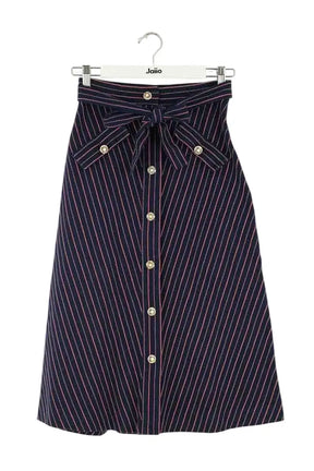 Jupe Maje Marine en Coton, taille S - Seconde Main