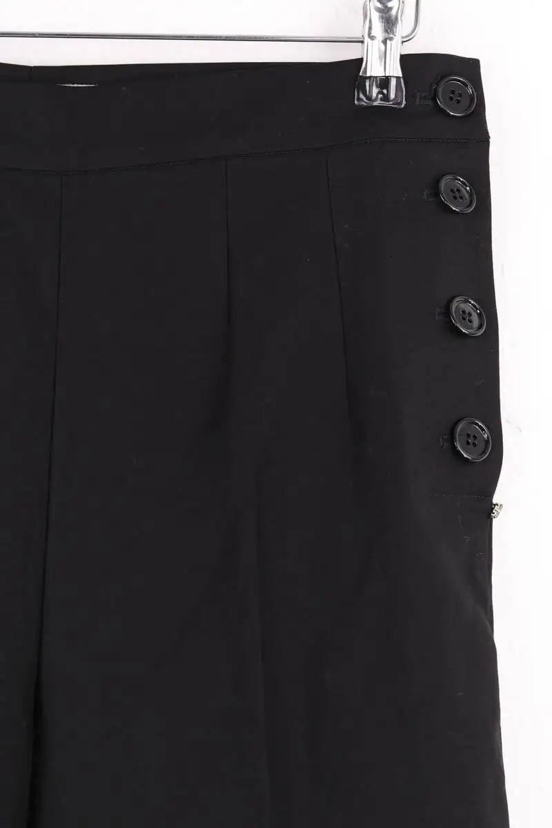 Pantalon large Sportmax Noir en Coton
