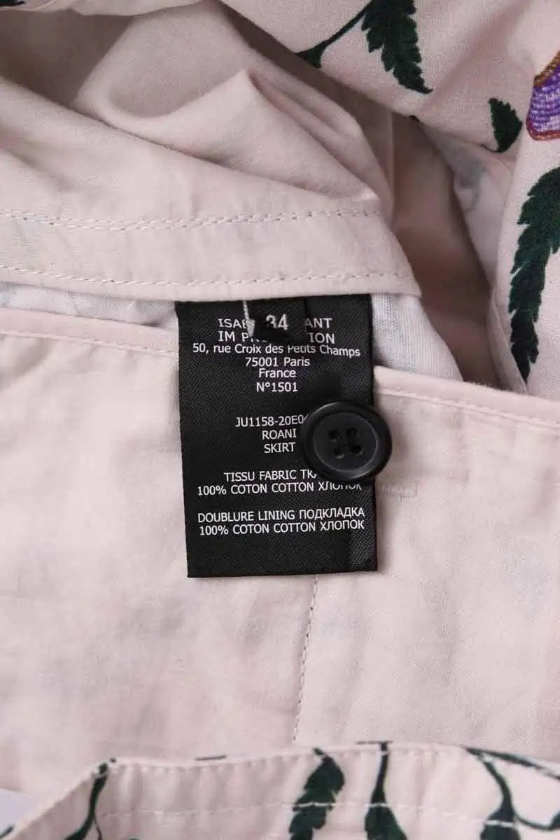 Mini jupe Isabel Marant Roani Multicolore en Coton